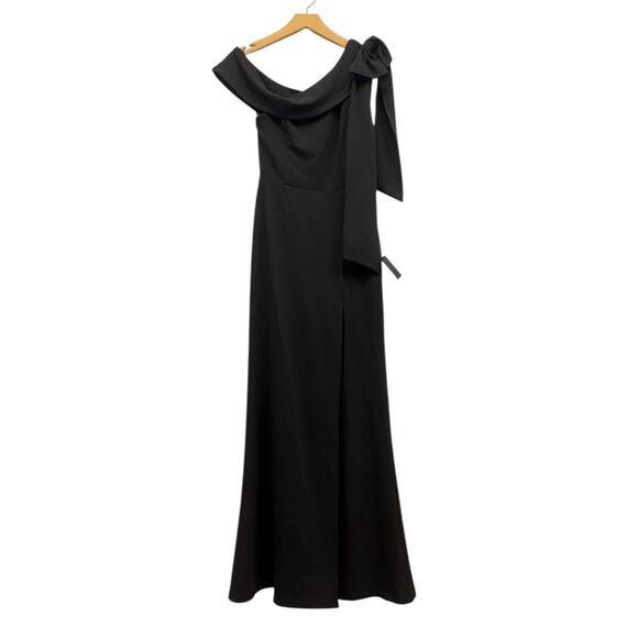 Lulus Stepped Out Stunning Black One-shoulder Mermaid Maxi Dress size S NWT - Picture 5 of 6